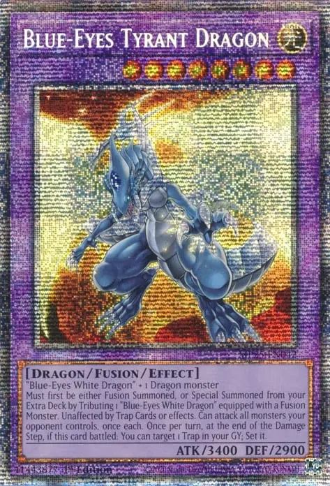 Dragon Tyran aux Yeux Bleus