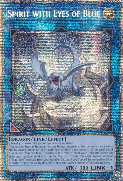 Esprit avec des Yeux de Bleu