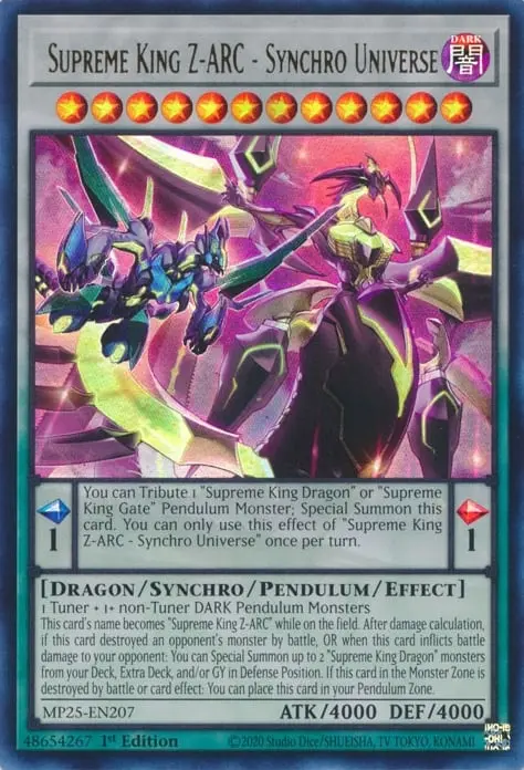 Z-ARC, Roi Suprême - Univers Synchro