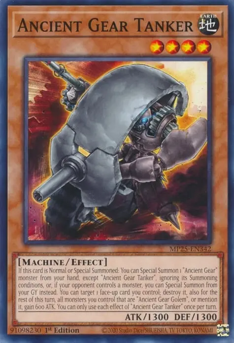 Tankiste Rouages Ancients