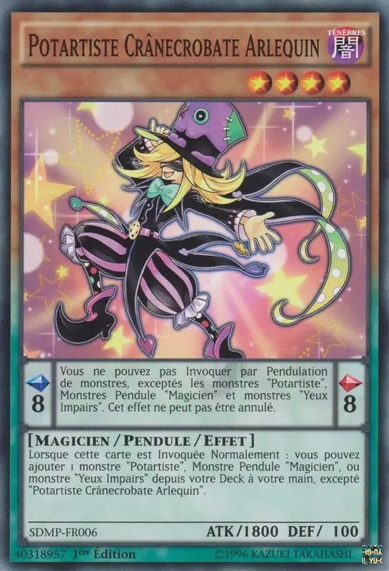 Potartiste Crânecrobate Arlequin