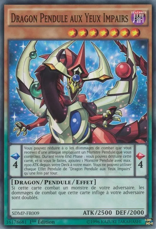 Dragon Pendule aux Yeux Impairs