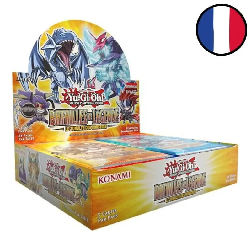 Boite de 24 Boosters Batailles de Légendes : Le Tumulte des Monstres - Yu-Gi-Oh! FR