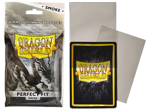 100 Smoke Perfect Fit Standard Size Under-Sleeves - Dragon Shield