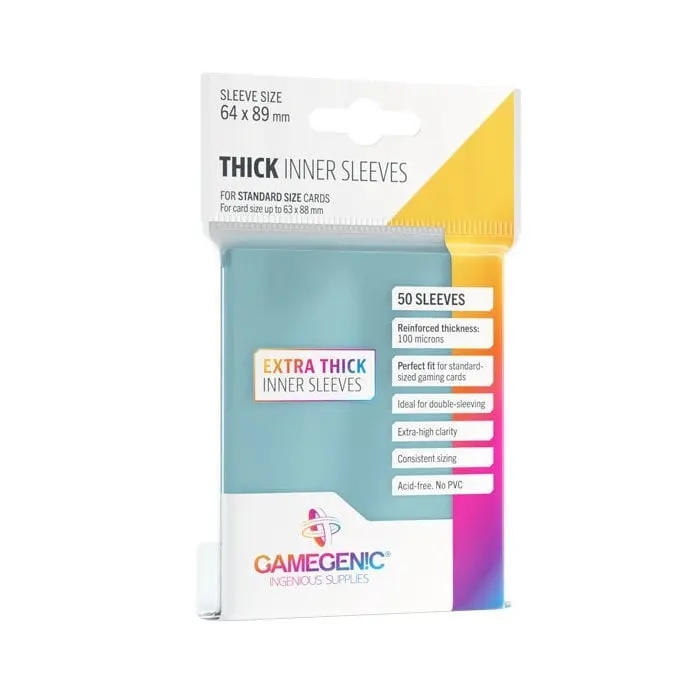 50 Thick Inner Sleeves - Gamegenic