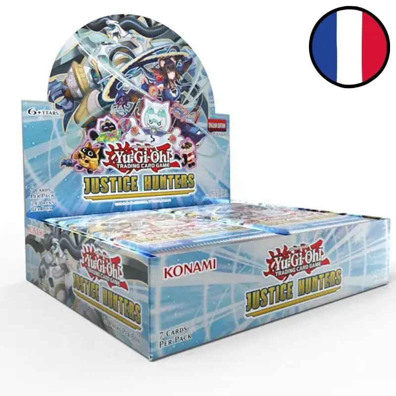 Boite de 24 Boosters Les Chasseurs de Justice - Yu-Gi-Oh! FR