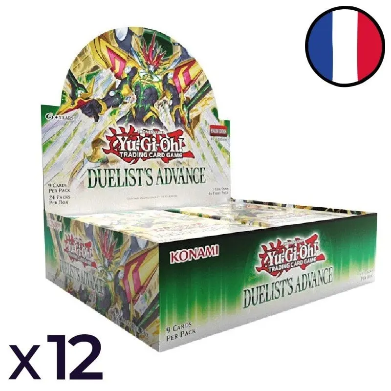 Lot de 12 Displays de 24 Boosters L'Évolution du Duelliste - Yu-Gi-Oh! FR