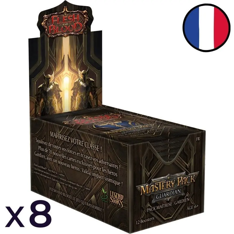 Mastery Pack Guardian Case of 8 displays of 12 booster packs - Flesh and Blood FR