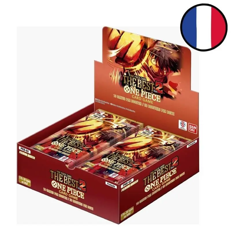 Display de 20 Boosters Premium One Piece Card The Best PRB-02 - One Piece FR