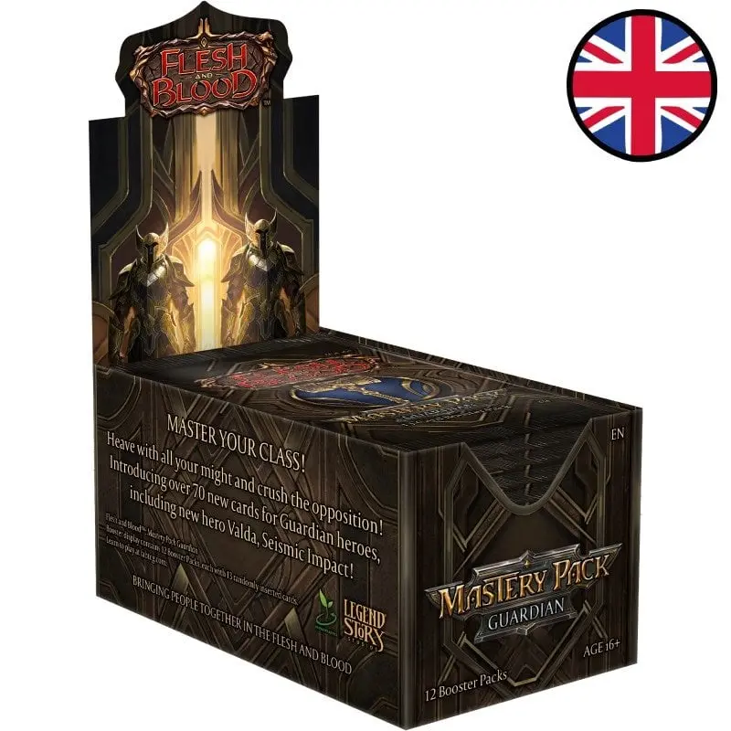 Mastery Pack Guardian Display of 12 booster packs - Flesh and Blood EN