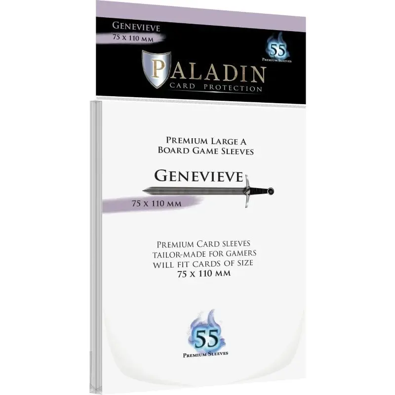 55 pochettes transparentes Genevieve (75 × 110 mm) - Paladin