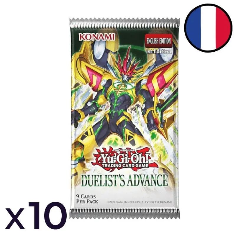 Lot de 10 Boosters L'Évolution du Duelliste - Yu-Gi-Oh! FR