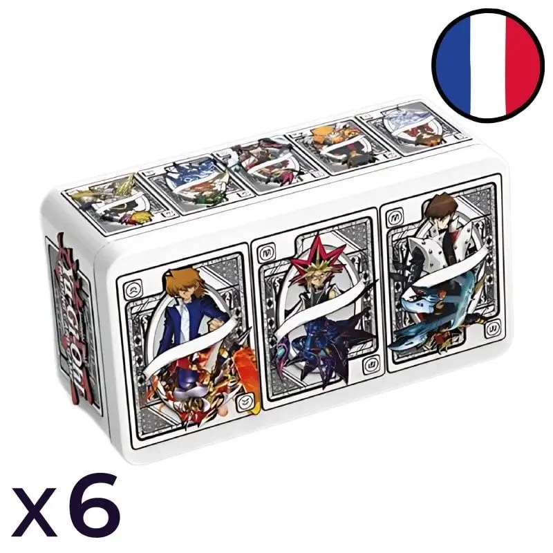 Lot de 6 Méga-Tins 2025 (avec boite en métal) - Yu-Gi-Oh! FR