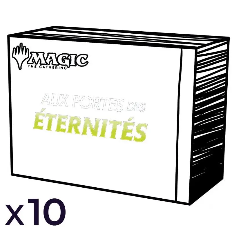Lot de 10 boîtes de rangement Bundle illustrées Aux portes des Éternités - Magic
