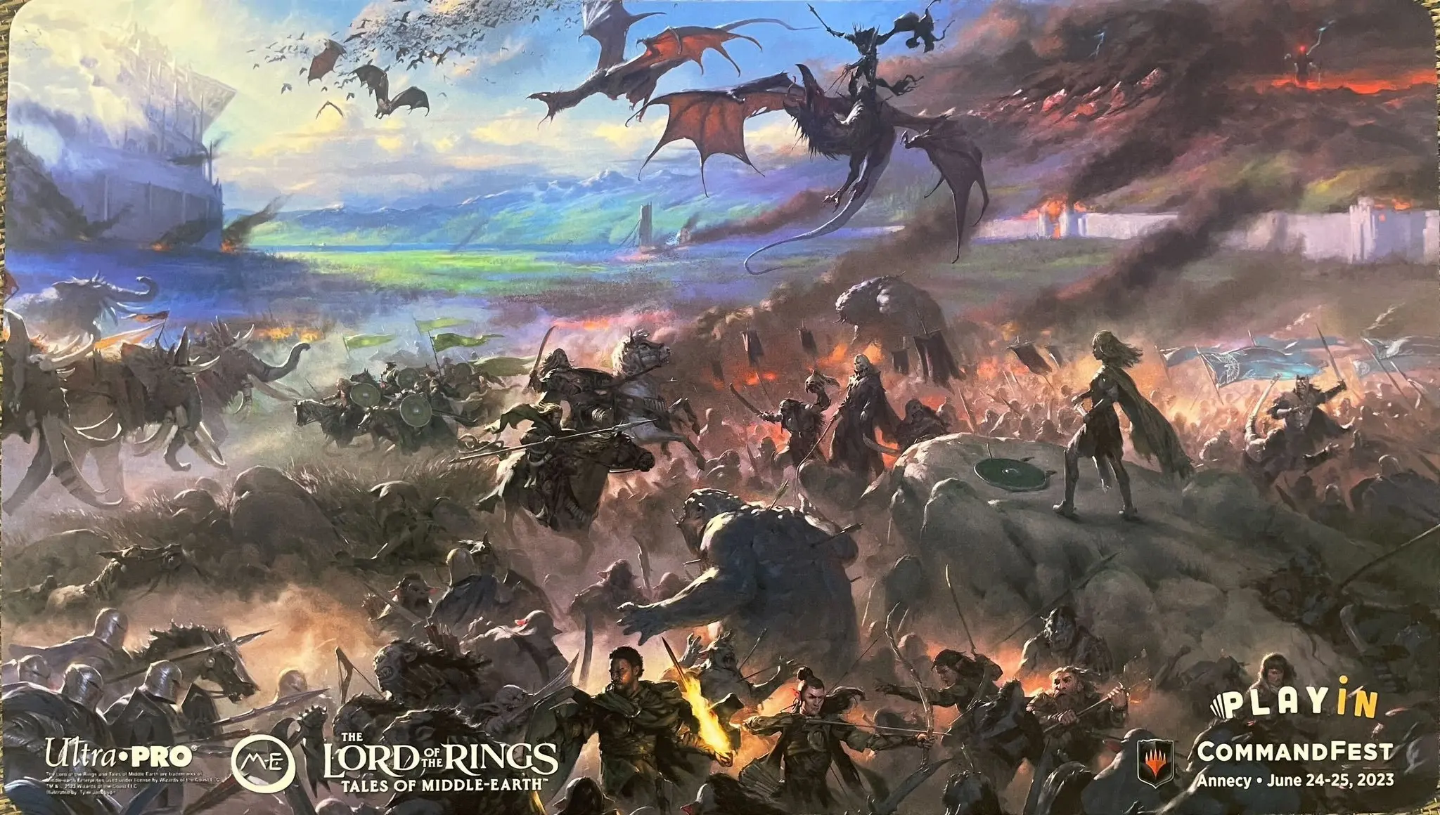 Tapis de jeu CommandFest Annecy 2023 - Ultra Pro