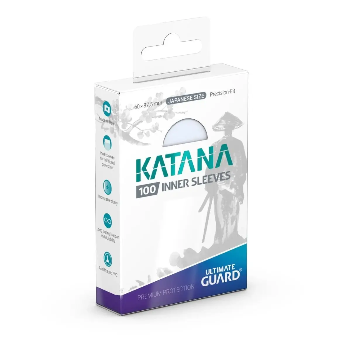 100 Pochettes Inner Katana format japonais (60 x 87,5 mm)  - Ultimate Guard