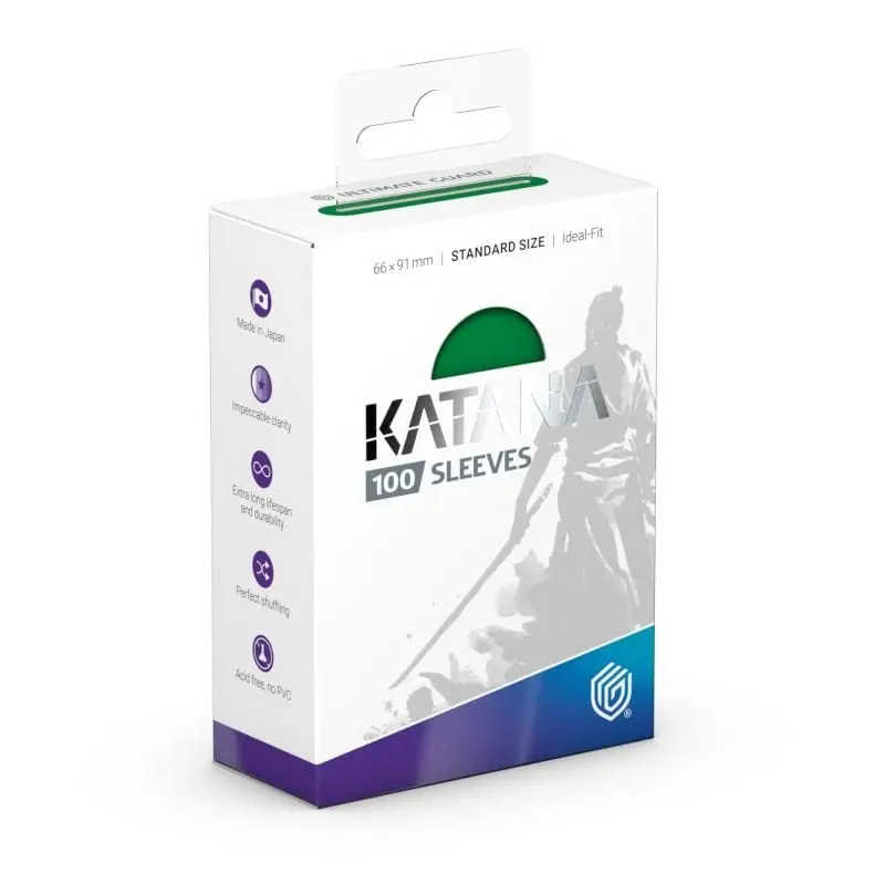 100 pochettes Katana format Standard Jade Garden - Ultimate Guard