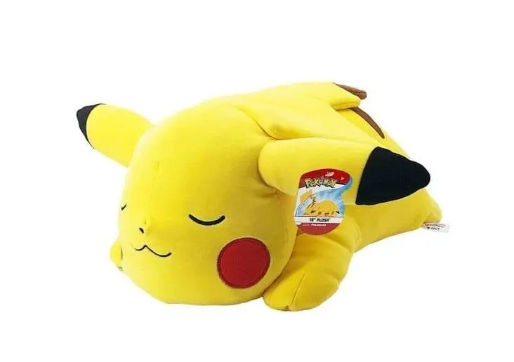 Peluche Pikachu yeux fermés 45 cm - Pokémon