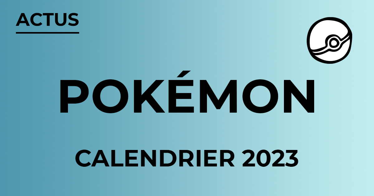 POKEMON - CALENDRIER OFFICIEL 2024