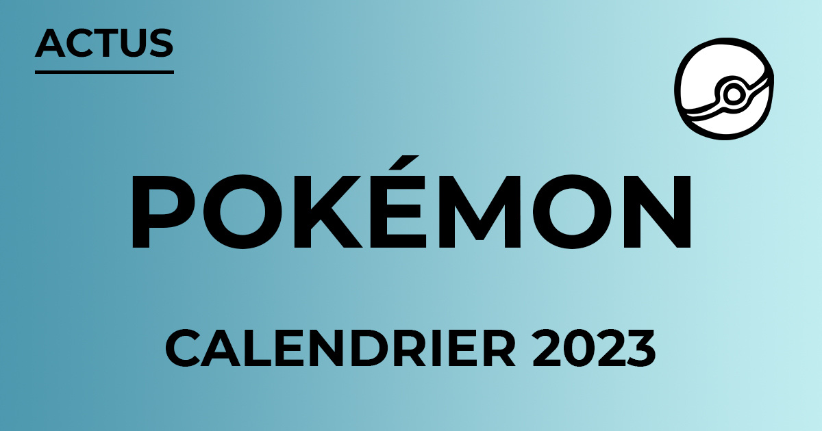 Calendrier Pokémon 2024