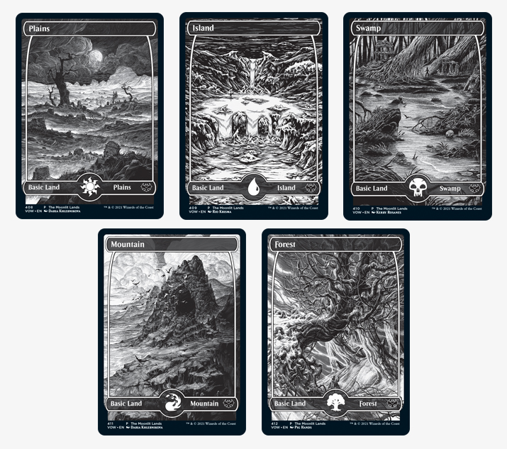 Innistrad moonlit lands