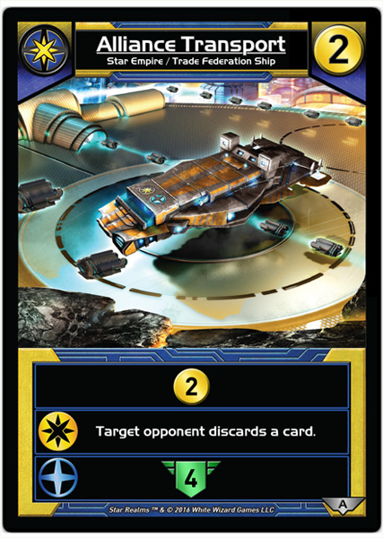 star realms united exemple vaisseau