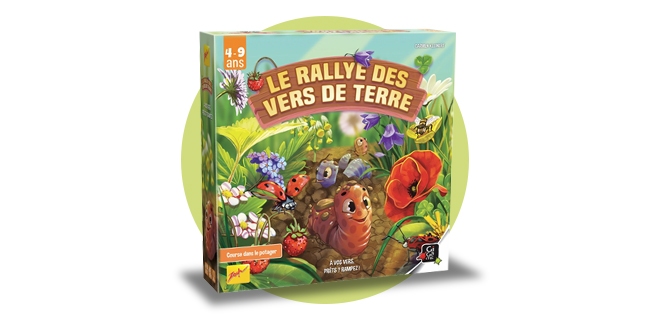 boite de jeu le Rallye des Vers de Terre