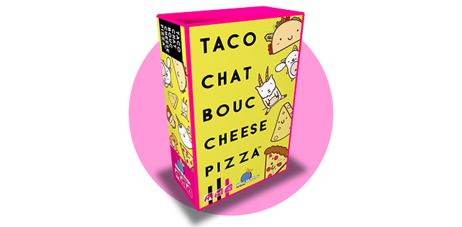 Boîte de jeu Taco Chat Bouc Cheese Pizza