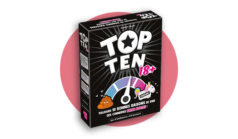 Boite de jeu Top Ten 18+