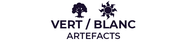 Blanc / Vert : artefacts