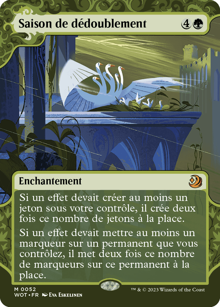 Cartes à jouer & collectionner : X-Files, Magic, Seigneur des Anneaux... - Page 7 Carte-saison-de-dedoublementt-wilds-of-eldraine-mtg