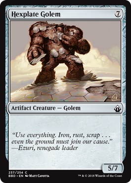 Golem d'hexaplaques