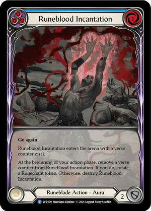 Runeblood Incantation (Blue)