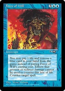 Force de volonté - Force of Will - Carte Magic The Gathering - Playin by  Magic Bazar