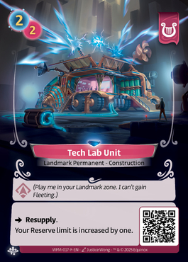 Unité Lab Tech - F Lyra