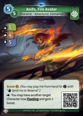 Aoife, Avatar de Feu - F Muna
