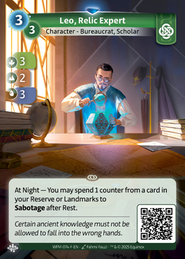 Leo, Expert en Reliques - F Muna