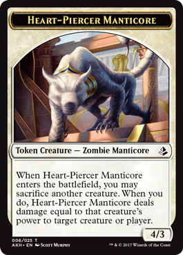 Jeton Manticore perce-c½ur