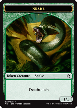 Serpent (1/1, contact mortel)