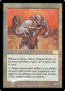 Karn, golem d'argent