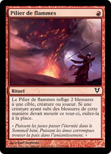 Pilier de flammes