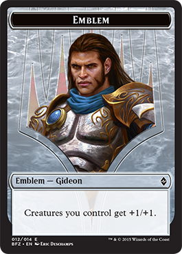 Emblème Gideon, allié de Zendikar