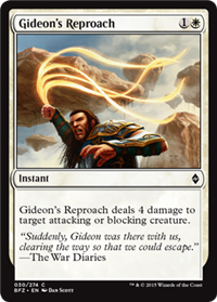 Reproche de Gideon