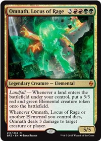 Omnath, Locus de rage