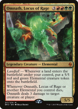 Omnath, Locus de rage