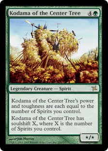 Kodama de l'Arbre central