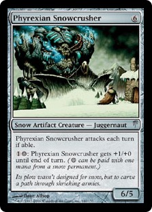 Écrabouilleur de neige phyrexian