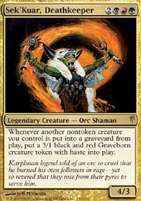 Sek'Kuar, gardemort