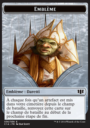 Emblème Daretti, savant ferrailleur