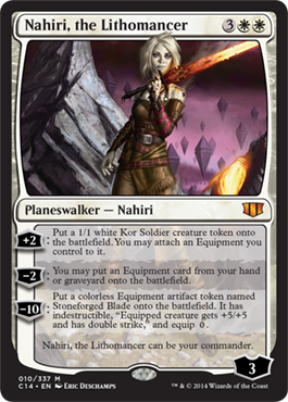 Magic MTG - Nahiri, the Lithomancer - Commander 2014 - MINT/NMINT - EN - Photo 1/1